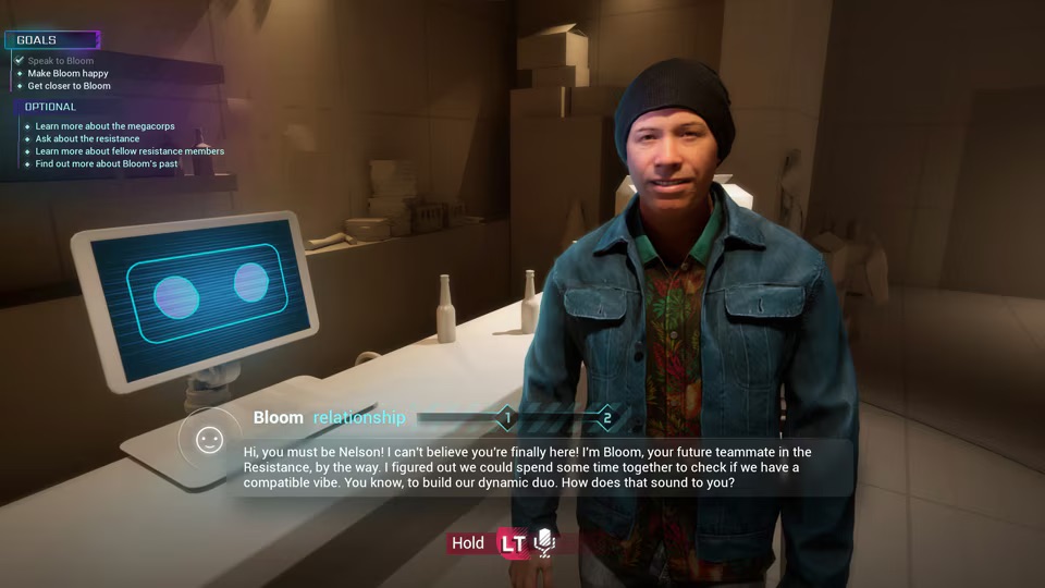 Une image montrant un NPC dans une démo technique d’Ubisoft