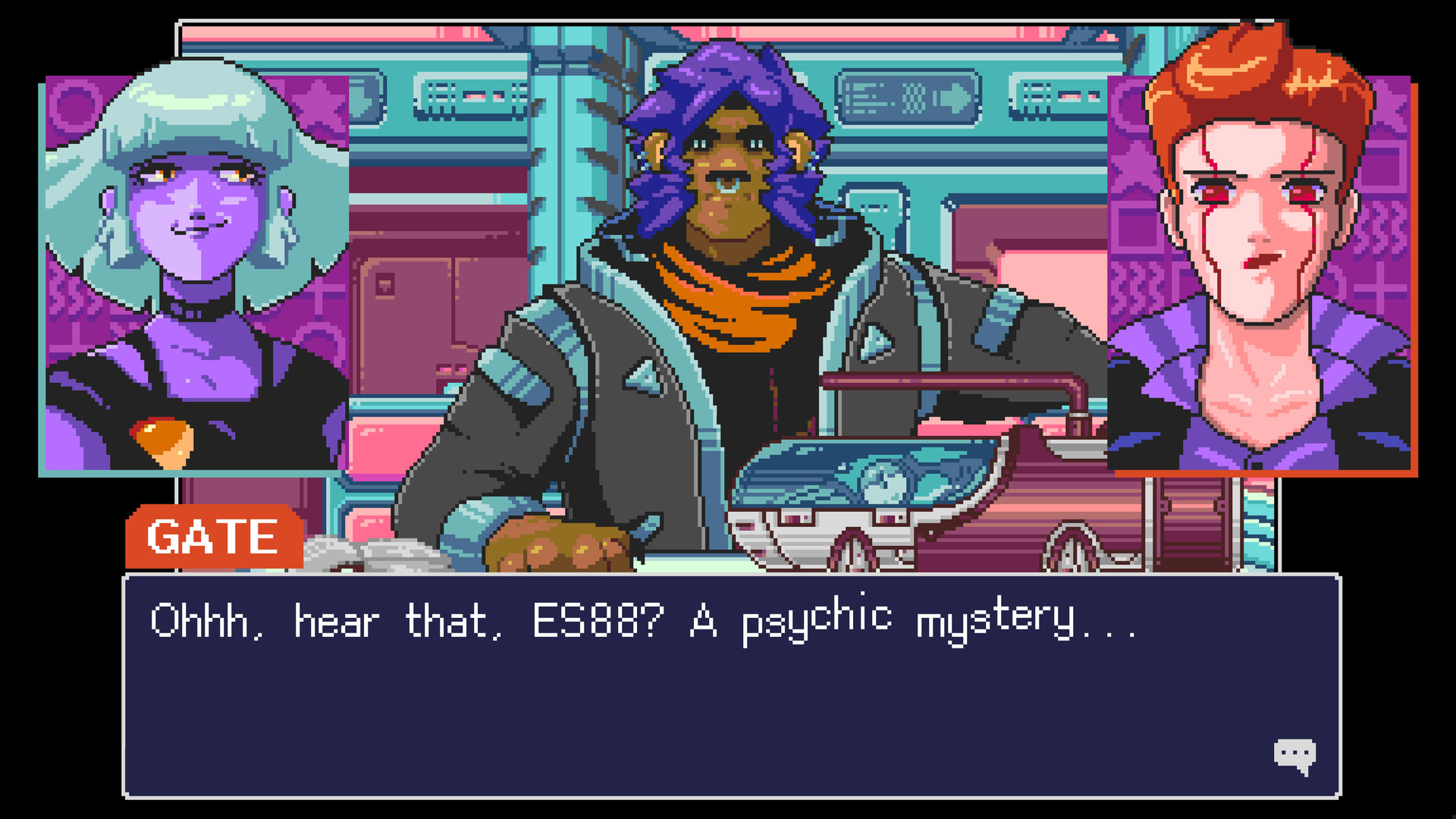 Capture d’écran du jeu Read Only Memories: NEURODIVER