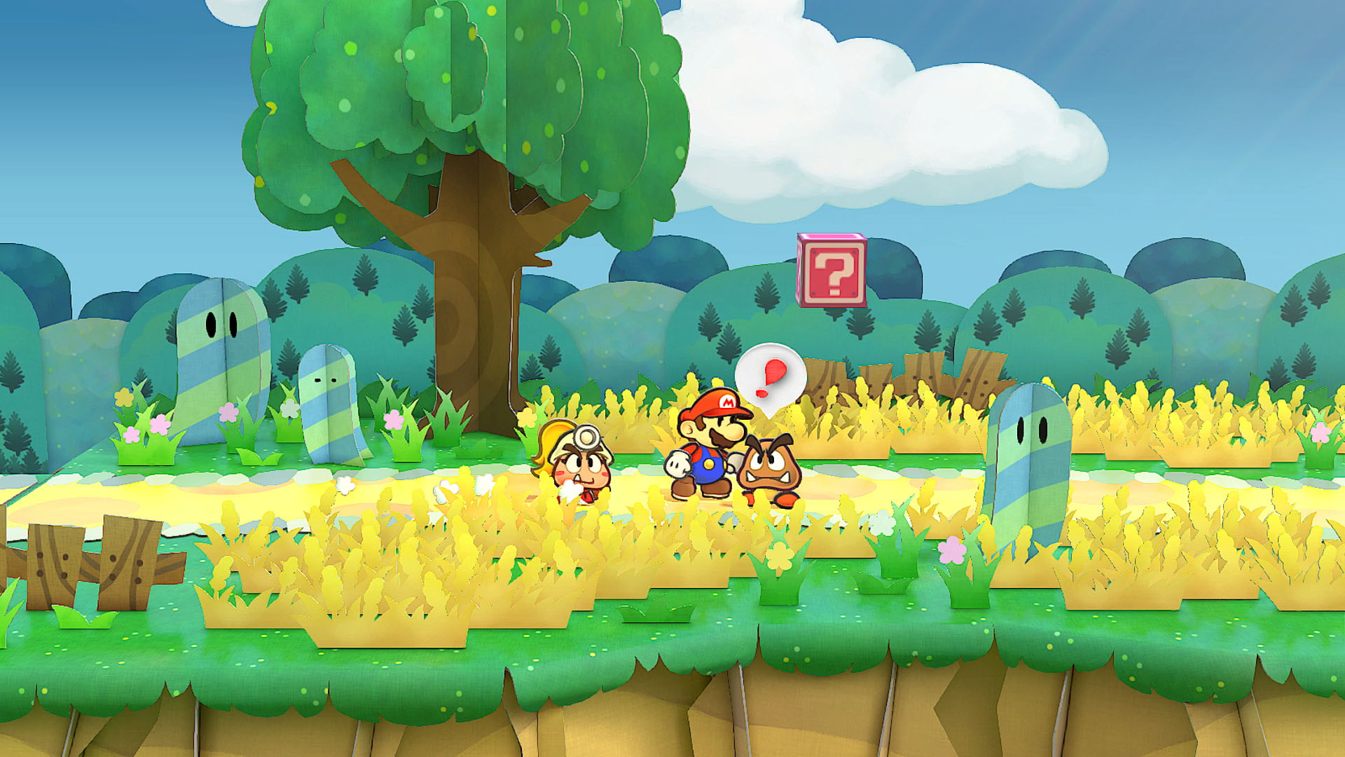 Capture d’écran de Paper Mario Switch