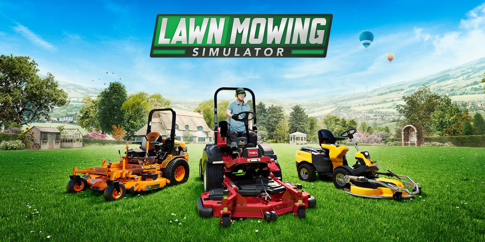 Image promotionnelle du jeu Lawn Mowing Simulator.