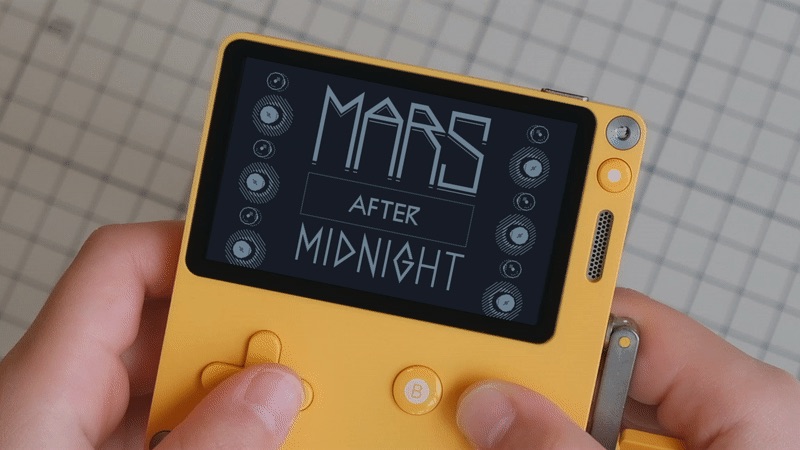 Le jeu Mars After Midnight sur PlayDate