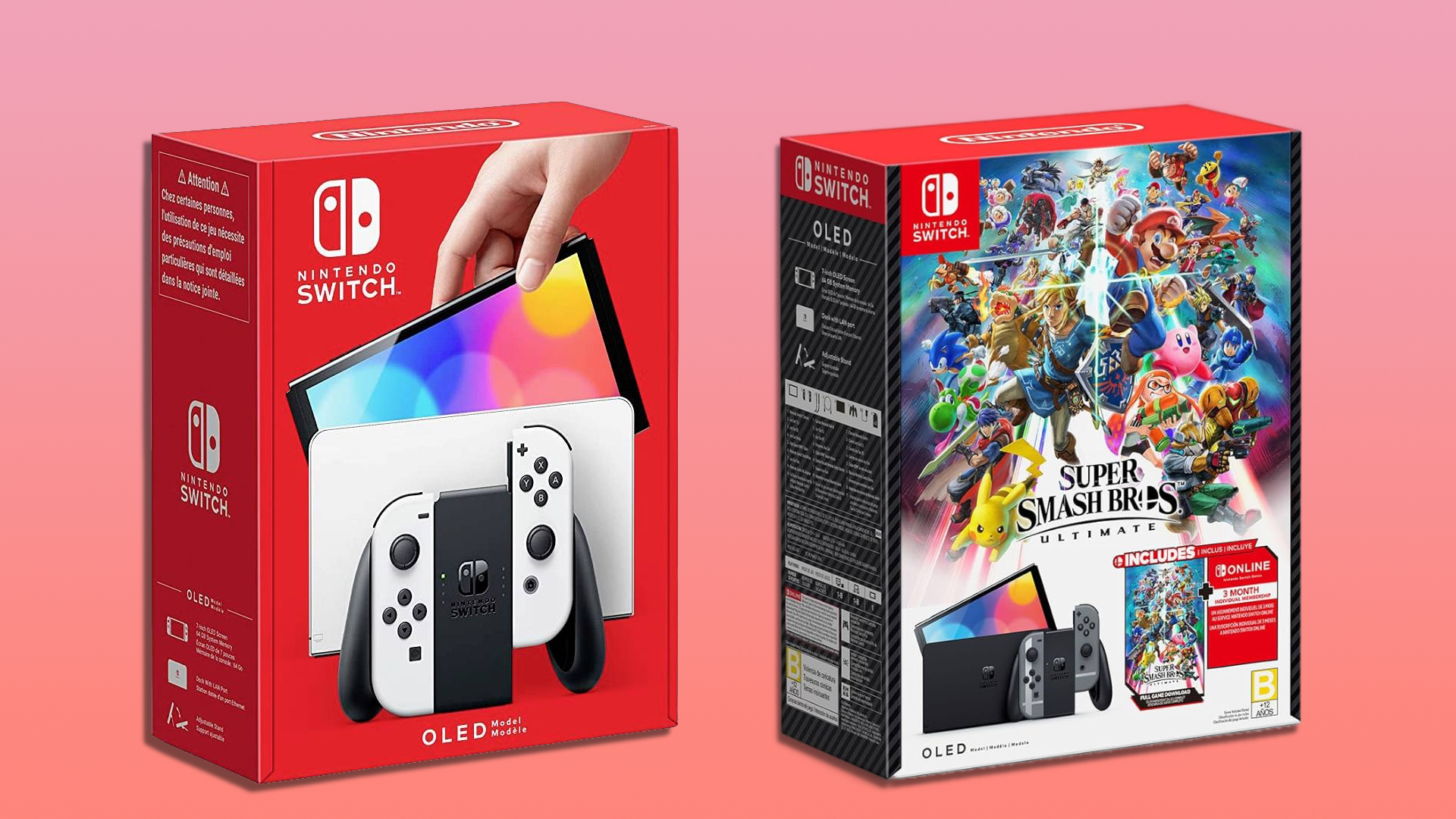 Deux bundles de Switch OLED