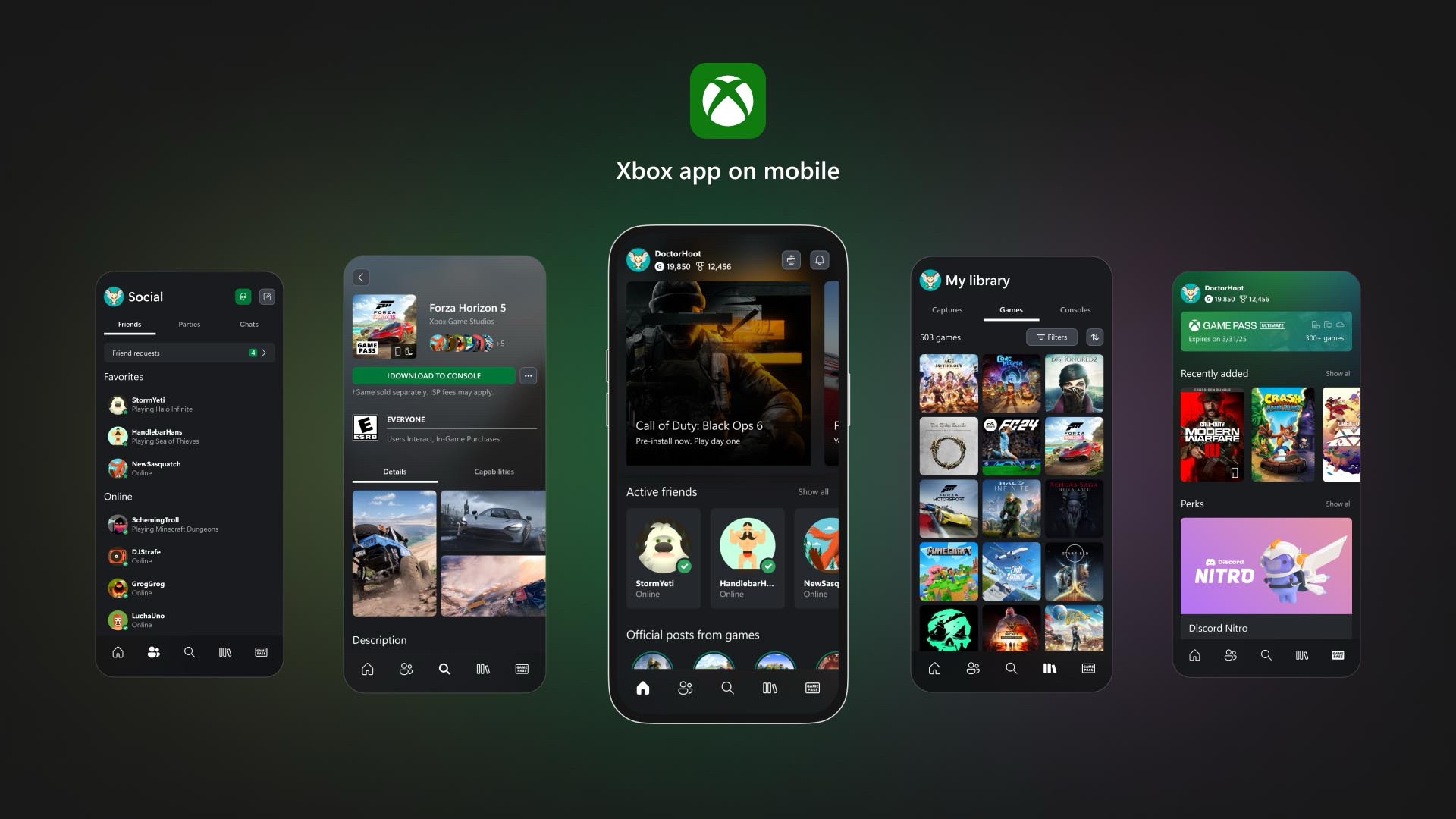 Xbox App mobile