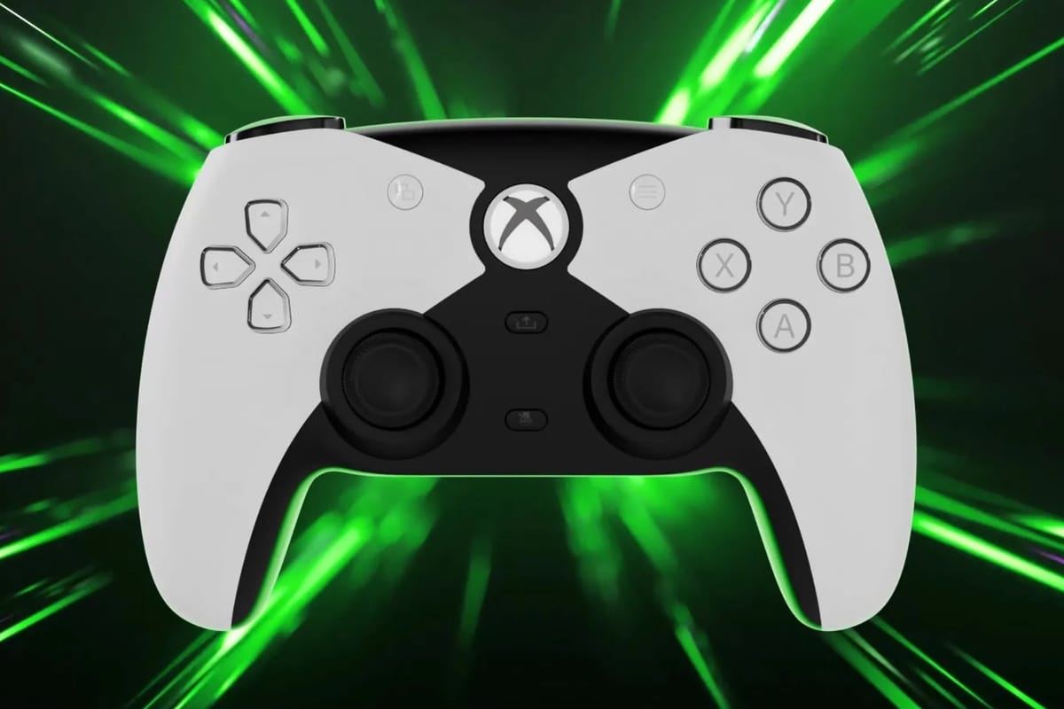 Une vraie-fausse manette DualSense pour Xbox