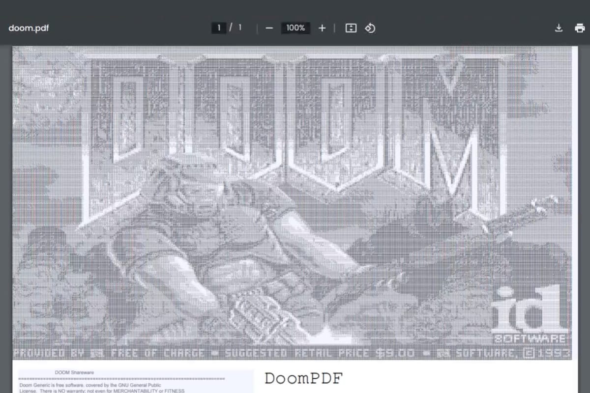 Doom dans un PDF, c'est mieux que François Bayrou